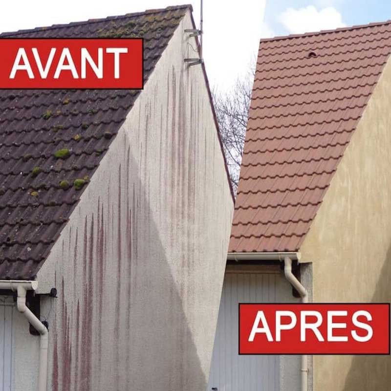 Nettoyage toiture et murs Carentan